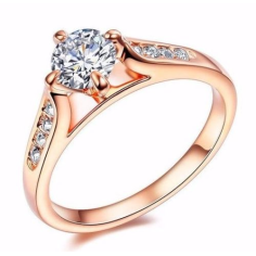 Rose Gold Diamond Engagement Ring Supplier