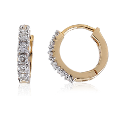 Casual wear Real Diamond hoops Supplier