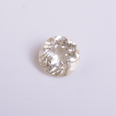 Natural Golden Rutile Quartz Gemstone Round Shape Brilliant Cut Supplier