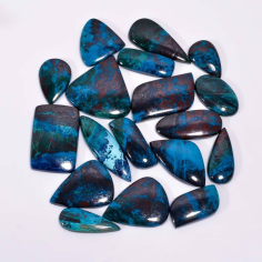 Natural Azurite Malachite Loose Designer Gemstone Cabochons Supplier