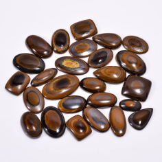 Natural Iron Tiger Eye Loose Designer Gemstone Cabochons Supplier