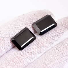 Black Onyx Gemstone Octagon Shape Step Cut Supplier