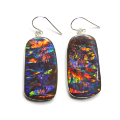 925 Sterling Silver Earrings Australian Boulder Opal Manufacturer