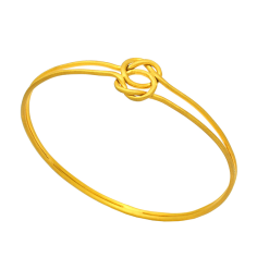 Silver gold minimalist bangle plain jewelry Exporter