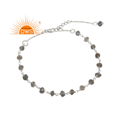 925 Silver Labradorite Gemstone Bracelet Exporter