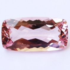 Rectangle Faceted Calibrated Pink Morganite Gemstone Supplier