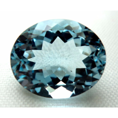 Natural Aquamarine Faceted Cut Octagon Shape Loose Gemstone Supplier