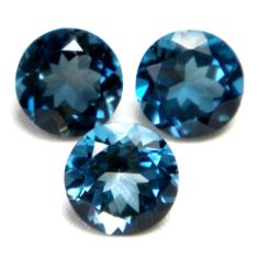 London Blue Topaz Calibrated Faceted Gemstone Supplier