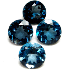 London Blue Topaz Faceted Cut Gemstone Supplier