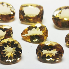 Yellow Morganite Semi Precious Natural Gemstone Supplier