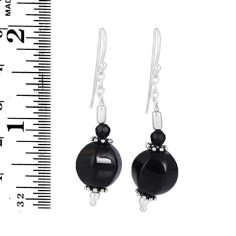 Black Onyx Beaded Earring Exporter