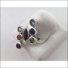 Gemstones 925 Sterling Silver Ring Exporter