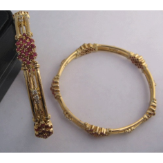 Ruby diamond 9mm wide bangle Exporter