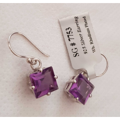 Amethyst earwire earrings Exporter