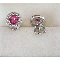 Ruby White topaz Earrings Supplier