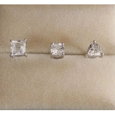 White topaz 3 Earring Set Supplier