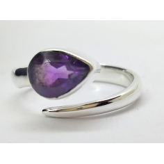 925 Sterling Silver Amethyst Gemstone Ring Exporter