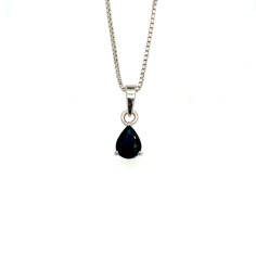 Sapphire Pendant in 925 Sterling Silver Exporter