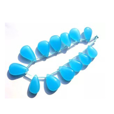 Peruvian Chalcedony Smooth Pear Supplier