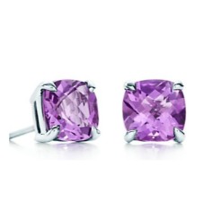 Amethyst Gemstone Earring in 925 Sterling Silver Supplier