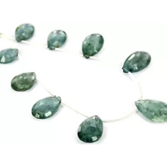 Moss Aquamarine Faceted Pear Exporter