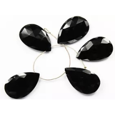 Black Onyx Smooth Pear Supplier