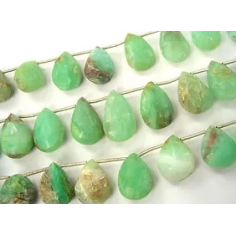 Natural Peruvian Blue Opal Faceted Pear Exporter