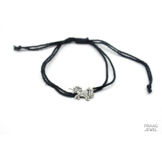 UNICORN SILVER NAZARBATTU ANKLET WITH OXIDIZED POLISH EXPORTER