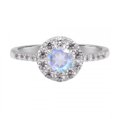 SILVER RING WITH GEMSTONE MANUFACTURER