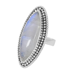 SILVER RING WITH GEMSTONE WHOLESALER