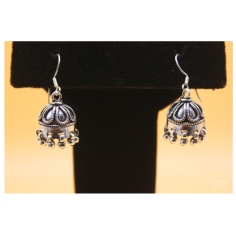 SINGLE CHANDELIER JHUMKI SILVER EARRINGS SUPPLIER