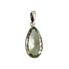 Green Amethyst 925 Sterling Silver Pendant Exporter