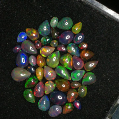 Natural Opal Ethiopian Black Opal Cabochons Exporter