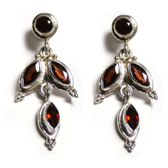 Red Stone Earrings Drop Earrings supplier