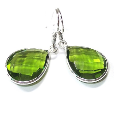 925 Sterling Silver Jewelry Colored Glass Earrings supplier