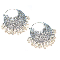 Jhumka Earrings 925 Sterling Silver Jewelry Supplier