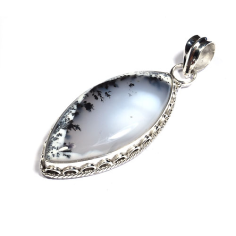 Gemstone sterling silver bohemian pendant Supplier