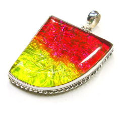 Silver Pendant Dichroic Glass Pendant Exporter