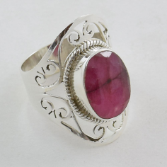 Wholesale jewelry bohemian style Indian ruby rings