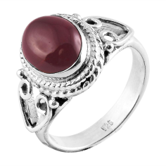 Garnet Ring 925 Silver Jewelry Stone Rings Handmade Jewelry Supplier
