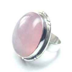 Wholesale 925 Silver Jewelry Natural Stone Silver Rings