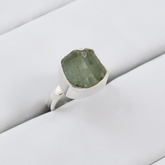 World Wide Famous Silver Jewelry Rough Aquamarine Ring Exporter