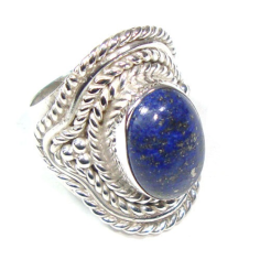 Lapis Lazuli Stone Beautiful Cabochon Rings Suppiler