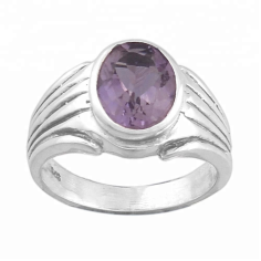 Amethyst Sterling Silver Rings Supplier