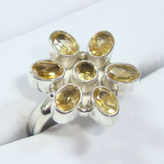 Silver Flower Ring Supplier