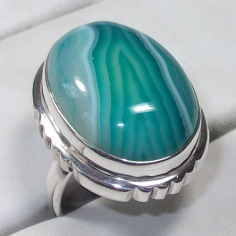 Wholesale silver jewelry 925 sterling natural gemstone rings