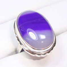 Sterling 925 Botswana Agate Rings Women Supplier