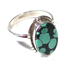 925 Silver Ring Single Stone Rings Exporter