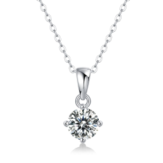 0.5 Carat Moissanite Necklace Supplier