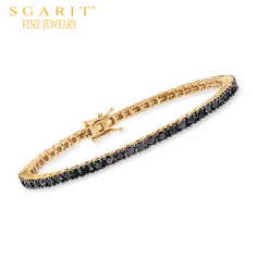 Bracelet 2.5Mm Natural Sapphire Tennis Bracelet Exporter